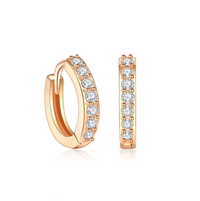 Boucles d'oreilles ronde