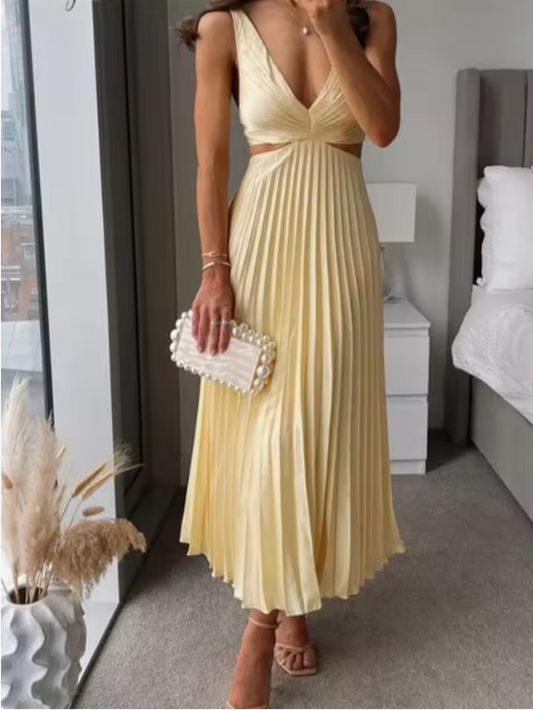 Robe d'été plissé