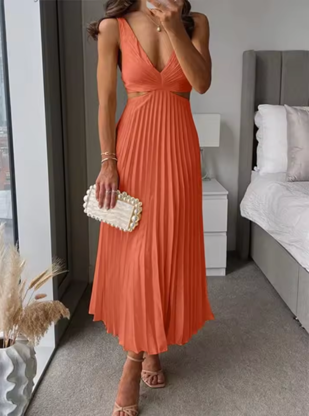 Robe d'été plissé