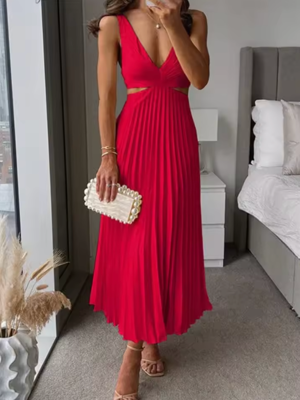 Robe d'été plissé