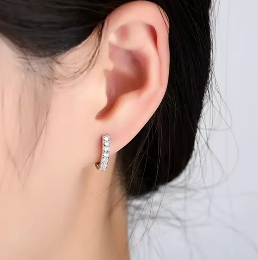 Boucles d'oreilles ronde